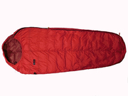 Пуховый спальный мешок кокон на рост до 185 см. Экстрим вариант