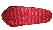 Облегчённый пуховый спальный мешок кокон на рост до 170 см. 